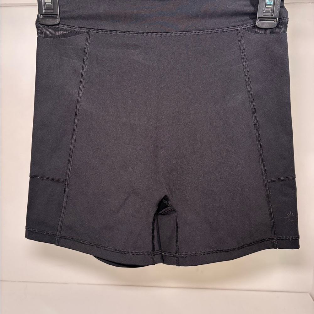 Aerie Offline Black Biker Shorts